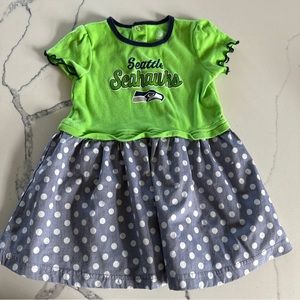 NFL Seattle Seahawks Football Cheerleader Fan Dress
